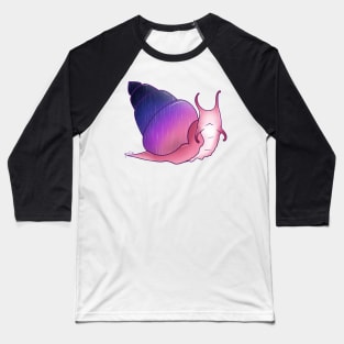 Genderfluid Pride Snail Baseball T-Shirt